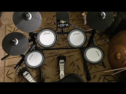 Affordable Electric Drum Set // Donner DED-100 unboxing, demo & review