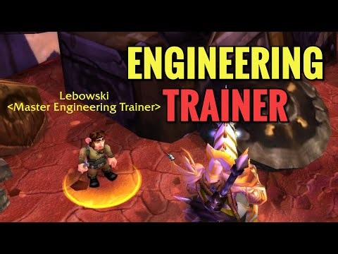 Honor Hold Engineering Trainer Location (WoW TBC)