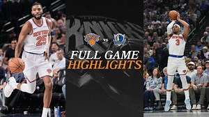 Full Game Highlights: New York Knicks vs Dallas Mavericks – 11/19/2025