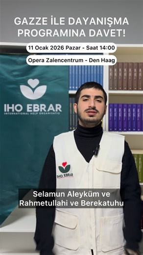 International Help Organisation Ebrar on Instagram: "🇹🇷 Gazze’de yaşanan insanlık dramına sessiz kalmıyoruz. Gazze Dayanışma Programı’na davetlisiniz. 🇳🇱 Wij zwijgen niet over het menselijk leed in Gaza. U bent uitgenodigd voor het Solidariteitsprogramma voor Gaza. 🌐 Online Bağış / Online donatie: https://www.ihoebrar.com/online-bagis/ 📞 İletişim / Contact 🇳🇱 Netherlands: +31 6 39 88 80 38 🇧🇪 Belgium: +32 49 24 50 147 🇬🇧 UK: +44 78 67 18 42 87 #gaza #ihoebrar #palestine #sudan #chari