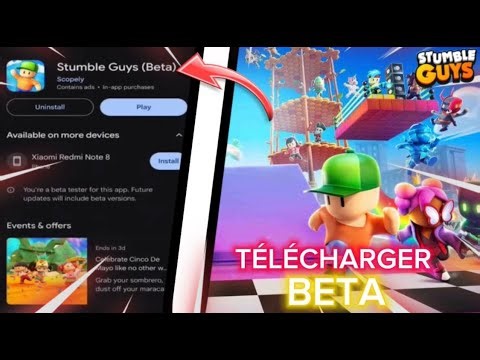 Comment INSTALLER la BETA de STUMBLE GUYS