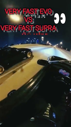 Two very fast JDM cars! Evolution vs. Supra!