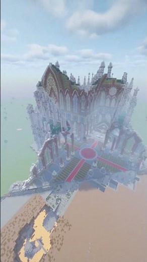 Epic Classic Cathedral Build Timelapse 🏰✨ #minecraft #build #minecraftbuilding #timelapse