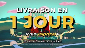 70K views · 71 reactions | Commandez aujourd’hui et profitez dès demain de vos achats avec la Livraison Express + en 1 jour. Wooow, Fnac.com c’est raapiide ! bit.ly/FnacExpressPlus #FnacCestRapide | Fnac | Facebook