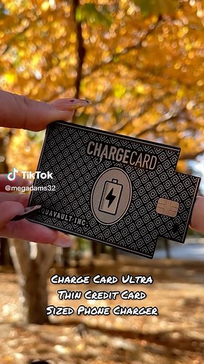 #chargeup with Charge Card Ultra Thin Credit Card Sized Phone...