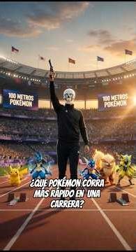 ¿Qué Pokémon correría mas rápido los 100 metros lisos? ⚡