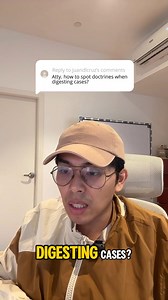 How to spot doctrines when digesting cases? --- #attyanselmo #lawschool #legaleducation #fyp #learn | ARRC