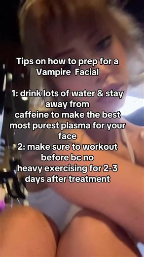 vampire facial prep 🧛🏻‍♀️ | Bianca Montelongo