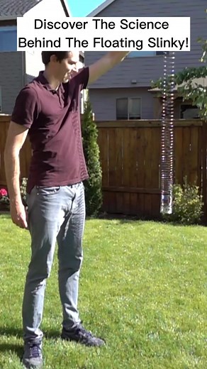 1.3M views · 42K reactions | The Physics of The Floating Slinky! #reels #science #experiment #popular #viralreels #facts | The Action Lab | Facebook
