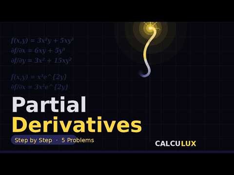 Partial Derivatives — Full Practice Problems (Step by Step)