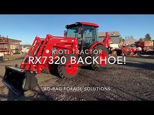 KIOTI Tractor RX7320 with a KB2485 Backhoe