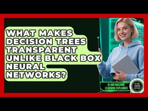 What Makes Decision Trees Transparent Unlike Black Box Neural Networks?