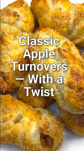 Cinnamon Apple Turnovers - The Prettiest Puff Pastry You will Ever Make