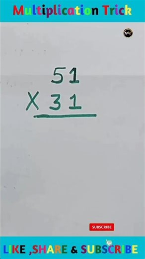 How to multiply 2- digit numbers fast with a trick ? #multiplication #tricks #nityamstudycentre