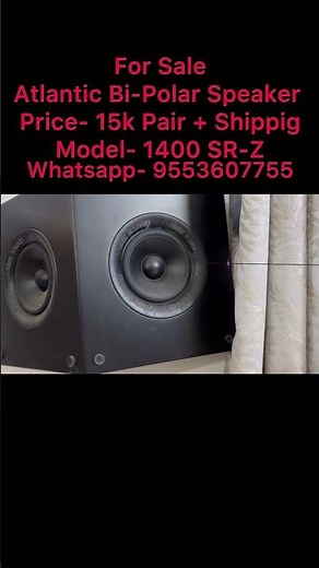 Atlantic 1400 SR-Z Bipolar Speaker 🔊 Audiophile Surround Sound Deal!