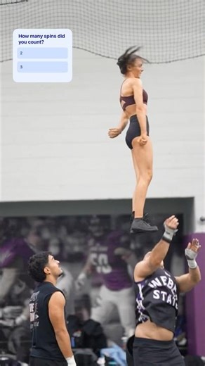 Spinning in slow motion #cheer #cheerleading #acro #workout #fitness #stunts #gym #slowmotion
