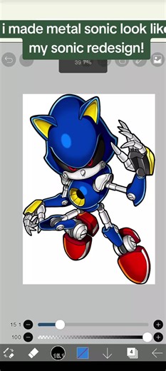 Metal Sonic Redesign Inspired by Sonic's Evolution