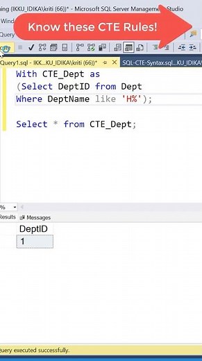 5 SQL Tips for CTE | Things You Wish You Knew Earlier!