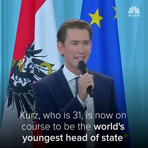 31-year-old Sebastian Kurz, who declared victory in Austria's election, is set to become the youngest leader in the world. | NBC News