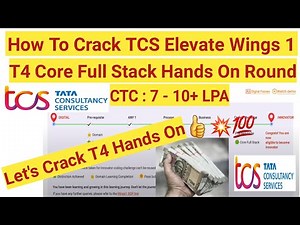 How To Crack TCS Wings 1 T4 Hands on Coding Challenge/Questions || #india #tcs #wings #itjobs #exam