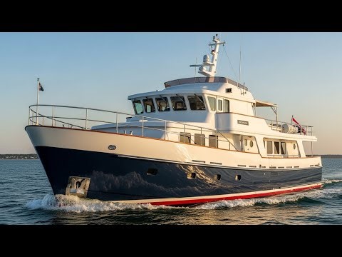 Inside the Stunning Dutch Classic Trawler Yacht | Explorer Trawler 1800 Tour