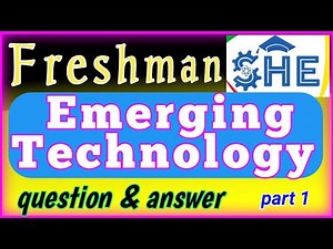 Emerging technology freshman course exam and answers part 1 |#freshman #ethiopia_education #exam