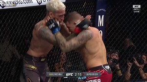 The full UFC lightweight title fight between Charles Oliveira and Dustin Poirier 🏆 #UFC309 | Saturday, Nov. 16 | 10 PM ET | ESPN PPV 🍿 http://spr.ly/6184SQqW8 | ESPN MMA