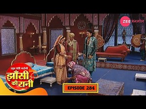 गंगा ने बचाई लक्ष्मीबाई की जान | Jhansi Ki Rani | Full Episode 284 | Hindi Serail | Zee TV