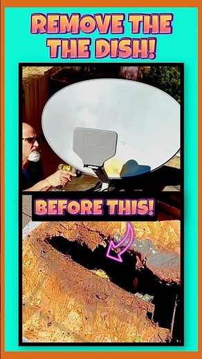 How to patch roof holes from bolts, satellite dish removal #diy #new #howto #youtubeshort