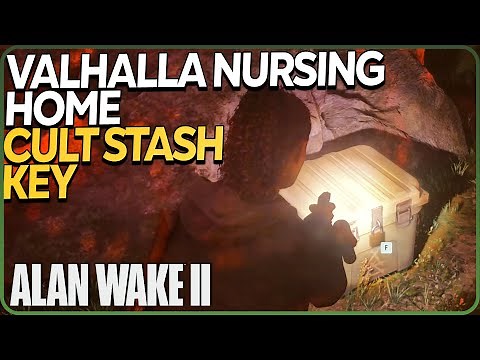 Bunker Woods Stash Key (Valhalla Nursing Home Cult Stash) Alan Wake 2