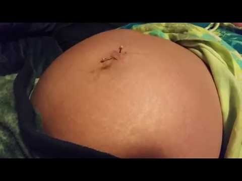 Baby Moving In Mothers Belly