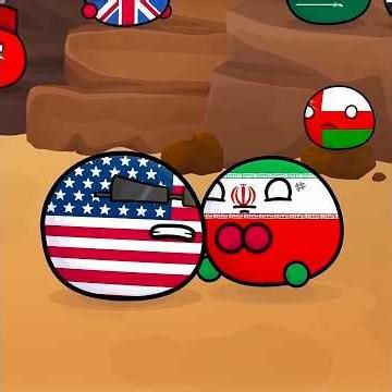 America "kinda" loves Iran #countryballs