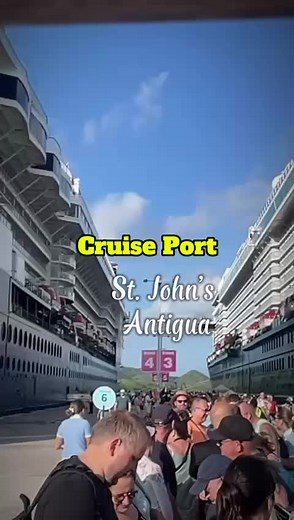 Cruise Ships Arrival at St. John's Antigua Port