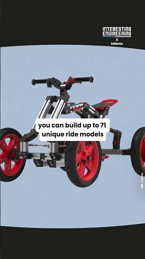 The Infento Kit allows you to create up to 71 unique life-sized rides!