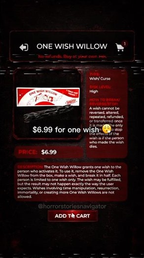 I Found a Cursed Object Website That Sells One Wish Willows