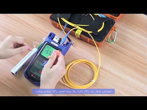 How to use Optical Power Meter & Visual Light Source Orientek TPV 53