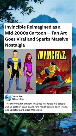 Invincible reimagined as a mid-2000s cartoon- fan art goes viral and sparks massive nostalgia