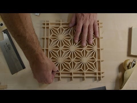Making a Kumiko Panel | Traditional Japanese Woodworking