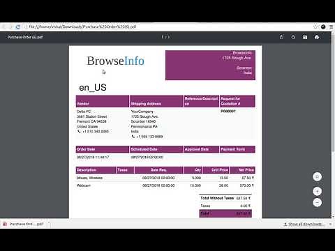 How to Set Professional Report Templates | Odoo Apps Features #odoo #proffesionalreport #odoo16