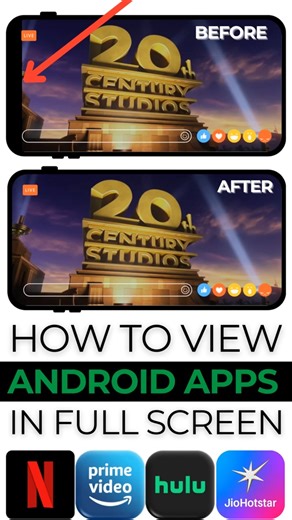 📱How To View/ Display Apps in FULL SCREEN (Permanent Fix)