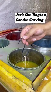 Bringing back the Jack Stack 🖤🙌🏽 #candle #candles #candlemaking #candledipping #candlecarving #handmade #art #asmr #satisfying #jackskellington #nightmarebeforechristmas #halloween #spookyseason | Glow City Candles