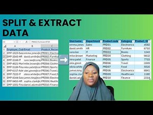 Split & Extract Data in Excel Using TEXTBEFORE, TEXTAFTER & TEXTSPLIT Functions