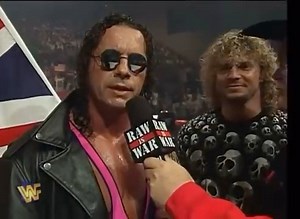 On This Day in Wrestling History- New WWF Champion Bret Hart and The Hart Foundation 28 years ago today on Monday Night RAW (4/8/1997) | Classic Wrestling Memories