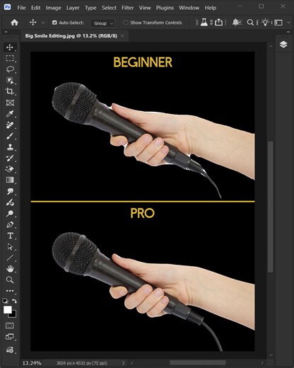 Adobe Photoshop 2026: Tips to remove white border when removing background! #bigsmileediting | Big Smile Editing