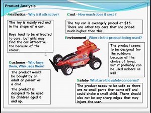 Product analysis