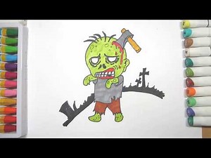 How To Draw A Zombie (For Kids)