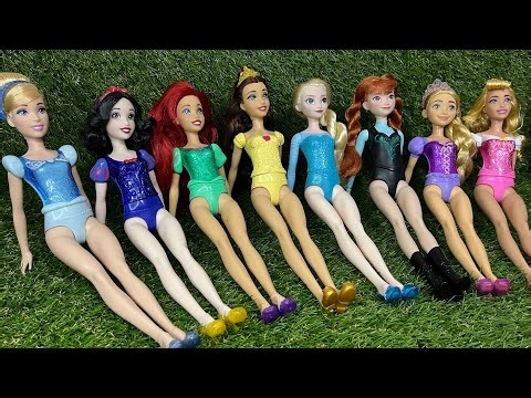 Magical Princess Doll Playset Collection | Frozen Elsa, Anna - Belle, Ariel and more! | ASMR Video