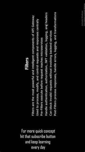 API Gateway Filters 🤯 Real Example in 60 Seconds!