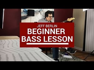 Jeff Berlin Bass Education: Sample Beginner Lesson: Whole Notes