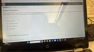Mark recently started a small consulting firm. He is drafting a... | Filo